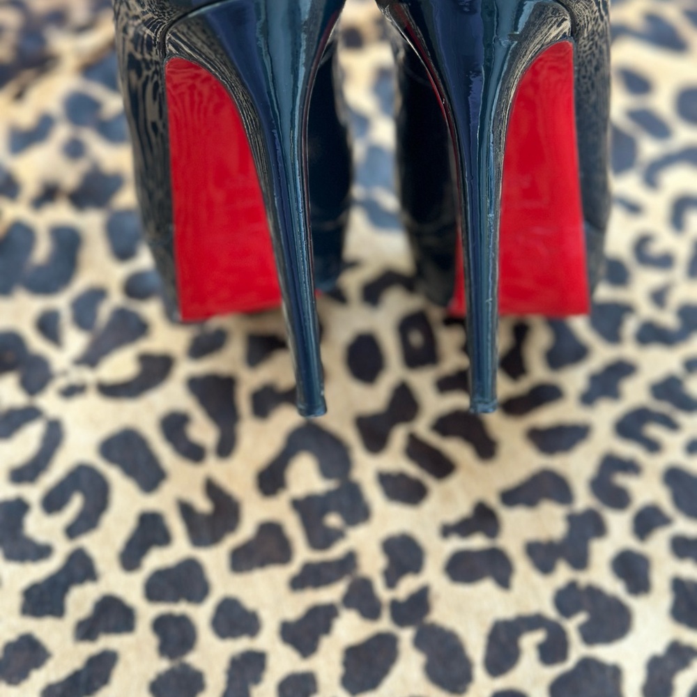 Christian Louboutin BIANCA BLACK HEELS 38.5 - Picture 13 of 13